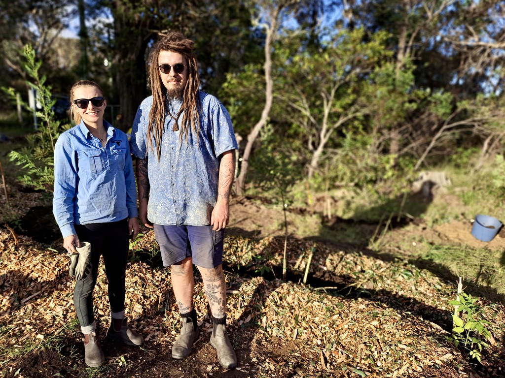 syntropic agroforestry with Rhiannon and Alasdair