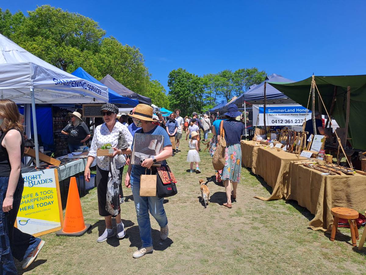 at magpie markets in lawson, blue mountains
